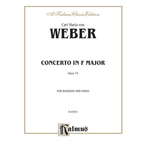 Bassoon Concerto Op. 75 Sheet Music