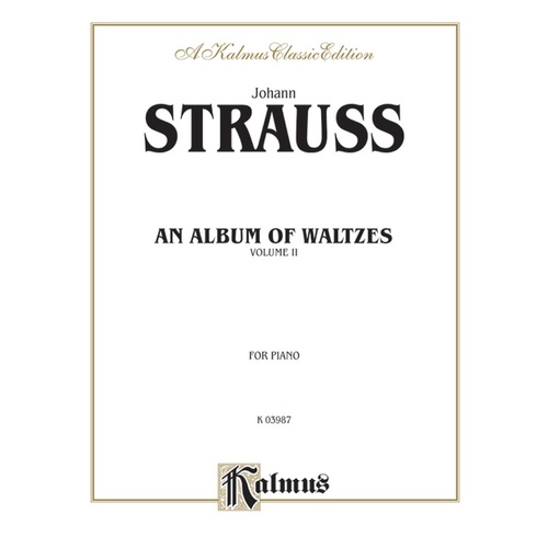 Strauss Waltzes Book 2 Piano Sheet Music