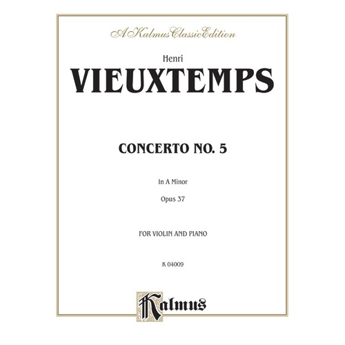 Violin Concerto No 5 Sheet Music