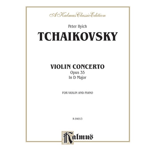 Violin Concerto Op 35 Sheet Music