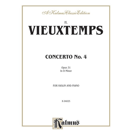 Violin Concerto No 4 Sheet Music