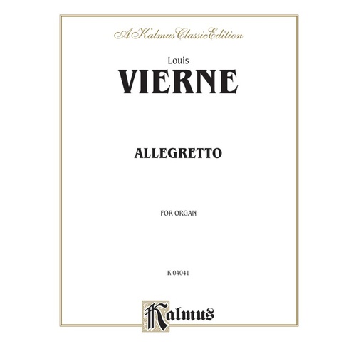 Allegretto for Organ Sheet Music