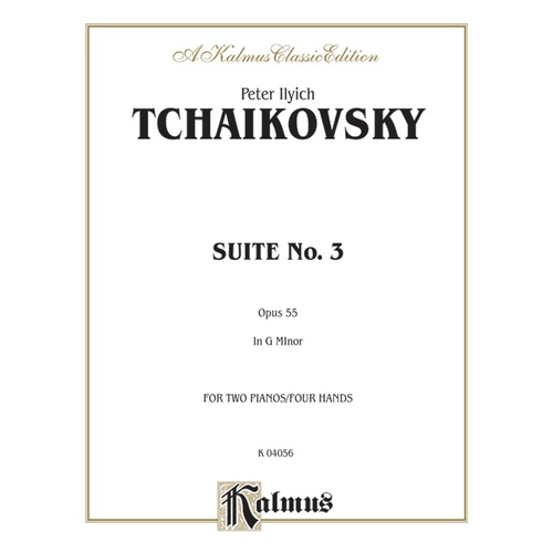 Suite No 3 Piano Sheet Music