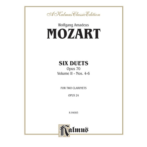 6 Duets For 2 Clarinet Book 2