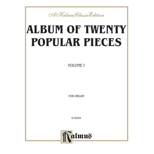 Album 20 Popular Pieces Book 1 Org