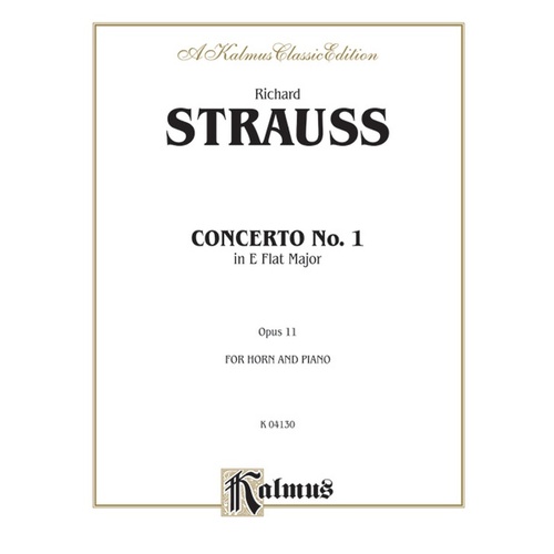 Horn Concerto No 1 In E-Flat Major Op 11 Horn/Piano