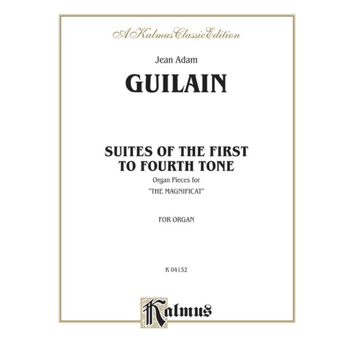 Suites on the 1st to 4th Tone Organ Sheet Music