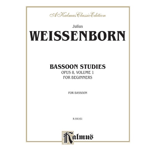 Bassoon Study Op. 8 Sheet Music