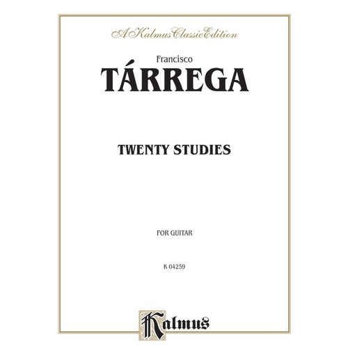 Studies 20 for Guitar Sheet Music