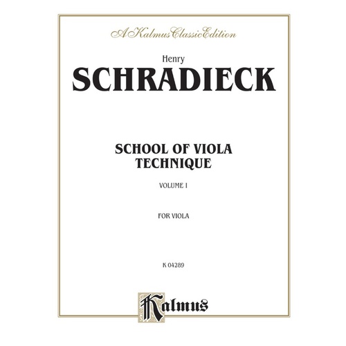 School Viola Technique Book 1