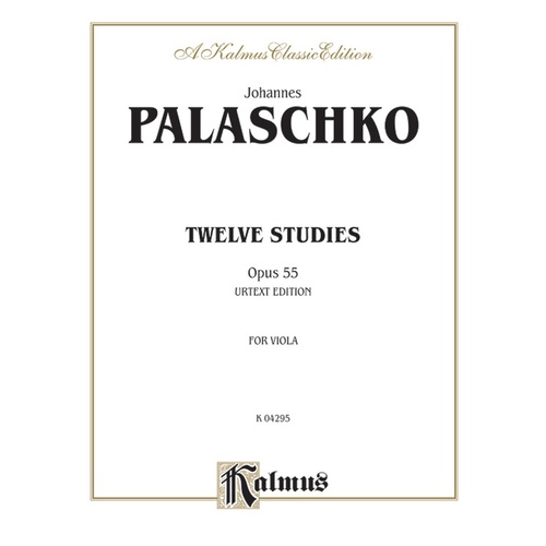 Studies 12 Op 55 Viola Sheet Music