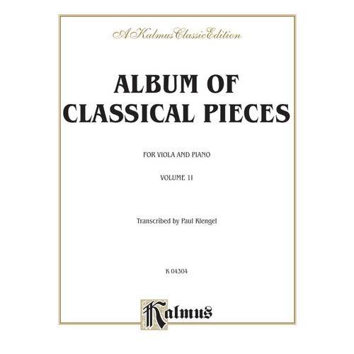 Album of Classical Pieces for Viola & Piano Volume 2