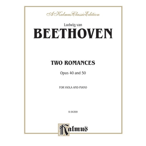 Romances 2 Op 40/50 Viola