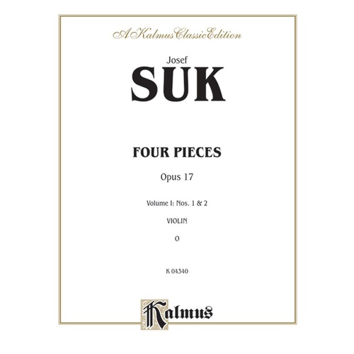 Four Pieces Op 17 Book 1 Nos 1 & 2 Violin/Piano
