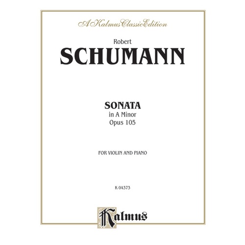 Sonata in A Minor Op. 105 for Violin and Piano