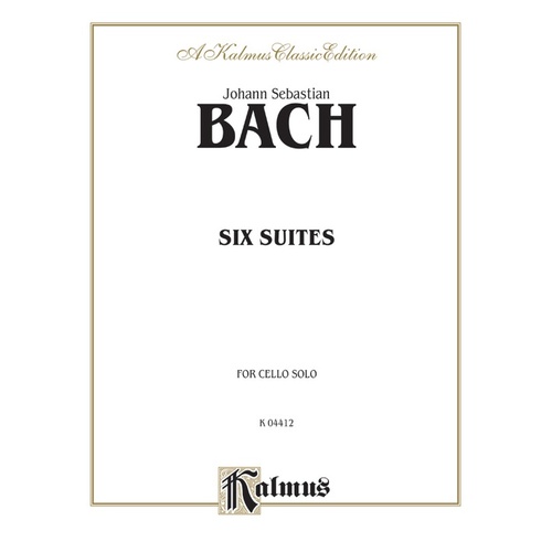 Six Suites For Cello Solo BWV 1007-1012