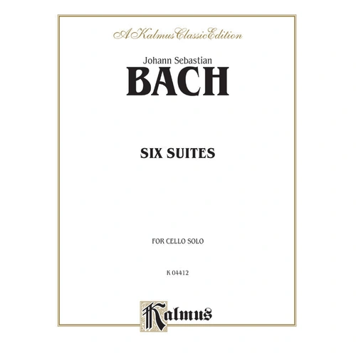 Six Suites for Cello Solo BWV 1007-1012 Sheet Music