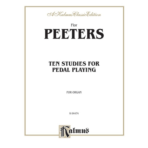 Studies 10 for Pedal Organ Sheet Music