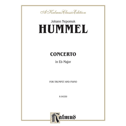 Concerto E Flat Trumpet/Piano