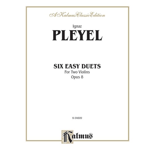 Easy Duets 6 Op 8 2 Violin