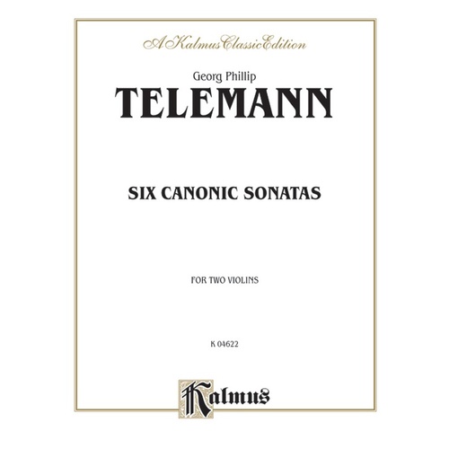 6 Canonic Sonatas for 2 Violins Sheet Music