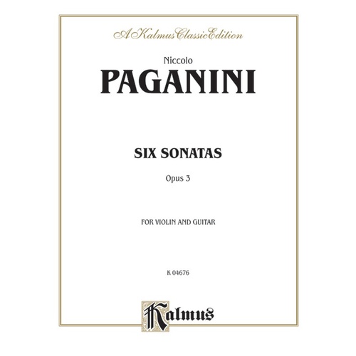 6 Sonatas for Violin and Guitar Sheet Music