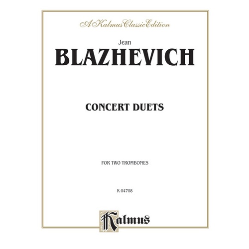 Concert Duets For 2 Trombone