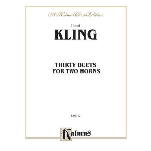 30 Duets for 2 French Horns Sheet Music