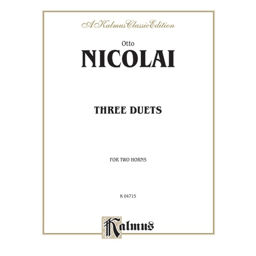 3 Duets for 2 Horns - French Horn Sheet Music