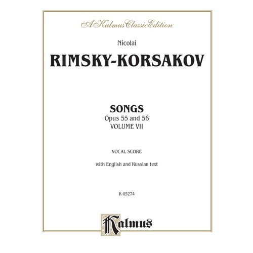 Songs Op 55-56 with Piano Accompaniment Book 7