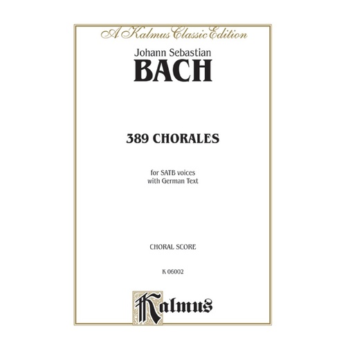 4 Part Chorales 389 Choral Sheet Music