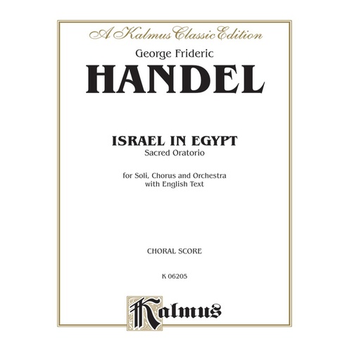 Israel In Egypt Vocal Sc