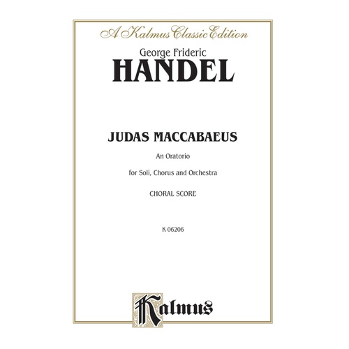 Judas Maccabaeus Vocal Sc