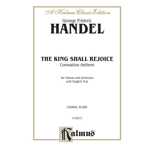 King Shall Rejoice Vocal Sc