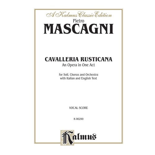 Cavalleria Rusticana Vocal Sheet Music