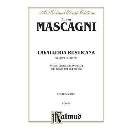 Cavalleria Rusticana Vocal Sheet Music