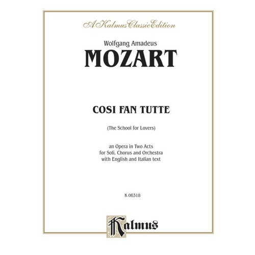 Cosi Fan Tutte Vocal Sc