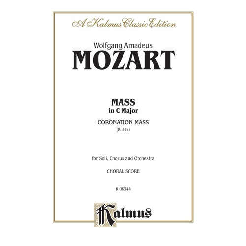 Coronation Mass C K317 Vocal Sc