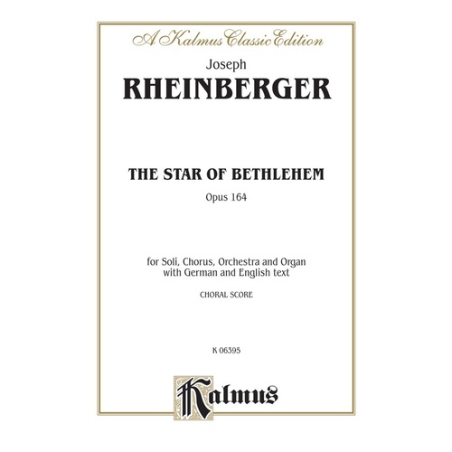 Star of Bethlehem SATB Choral Sheet Music GER ENG OP 164