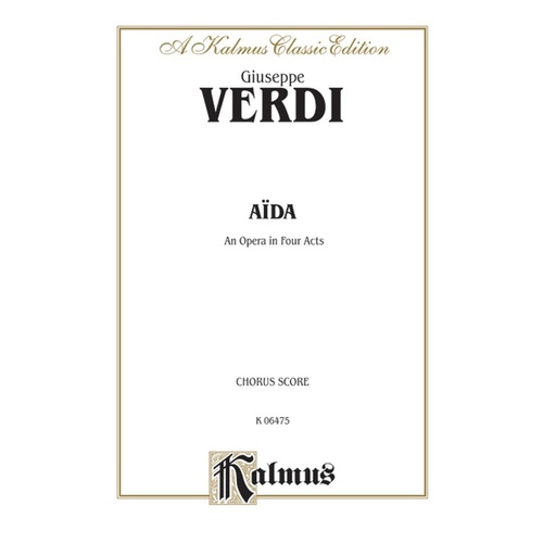 Aida Chorus Part Vocal Sheet Music