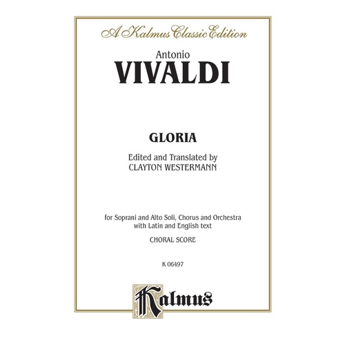 Gloria SATB Vocal Sc