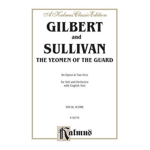 Yeomen of the Guard Vocal Sheet Music