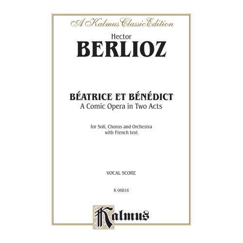 Beatrice and Benedict Vocal Sheet Music