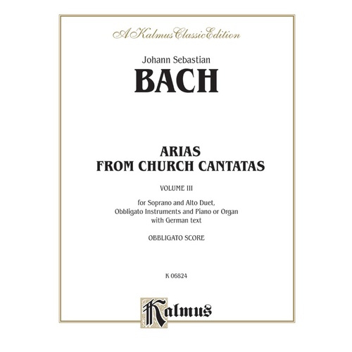 Soprano and Alto Arias Book 3 Sheet Music