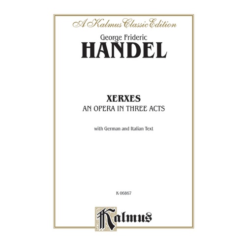 Xerxes Vocal Sheet Music