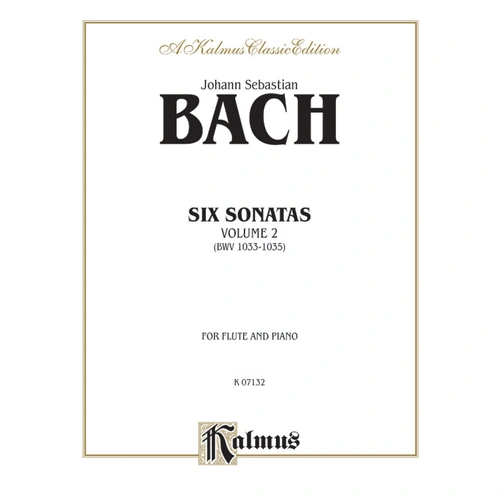 Sonatas for Flute and Piano BWV 1033-1035 by Johann Sebastian Bach