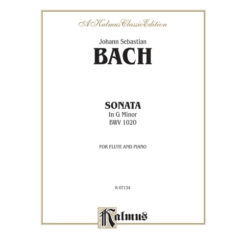 Sonata in G Minor for Flute Sheet Music