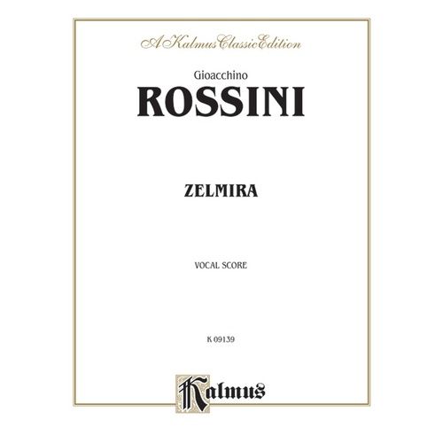 Zelmira Vocal Sheet Music