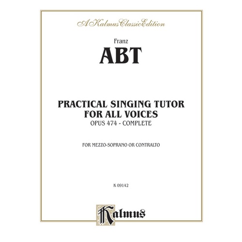 Practical Singing Tutor Op 474 Mezzo Sop Alto