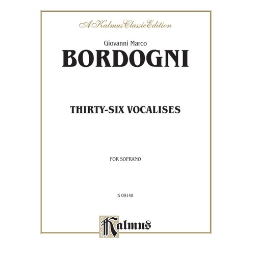 Vocalises 36 Soprano Sheet Music